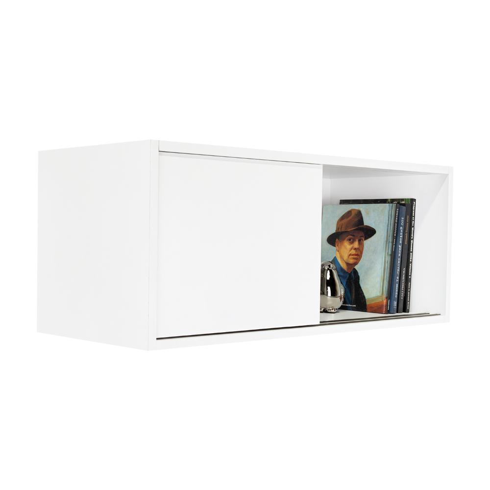 Gabinete Auxiliar Tanix, Blanco Duqueza, con puertas corredizas ZF