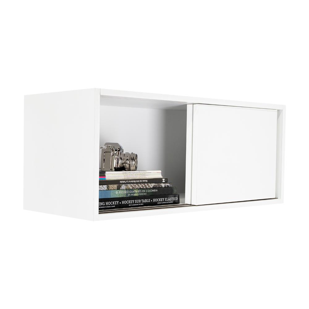Gabinete Auxiliar Tanix, Blanco Duqueza, con puertas corredizas ZF