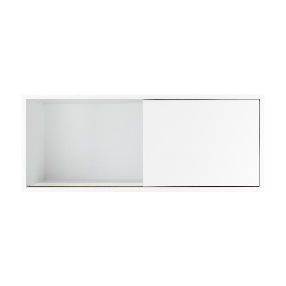 Gabinete Auxiliar Tanix, Blanco Duqueza, con puertas corredizas ZF