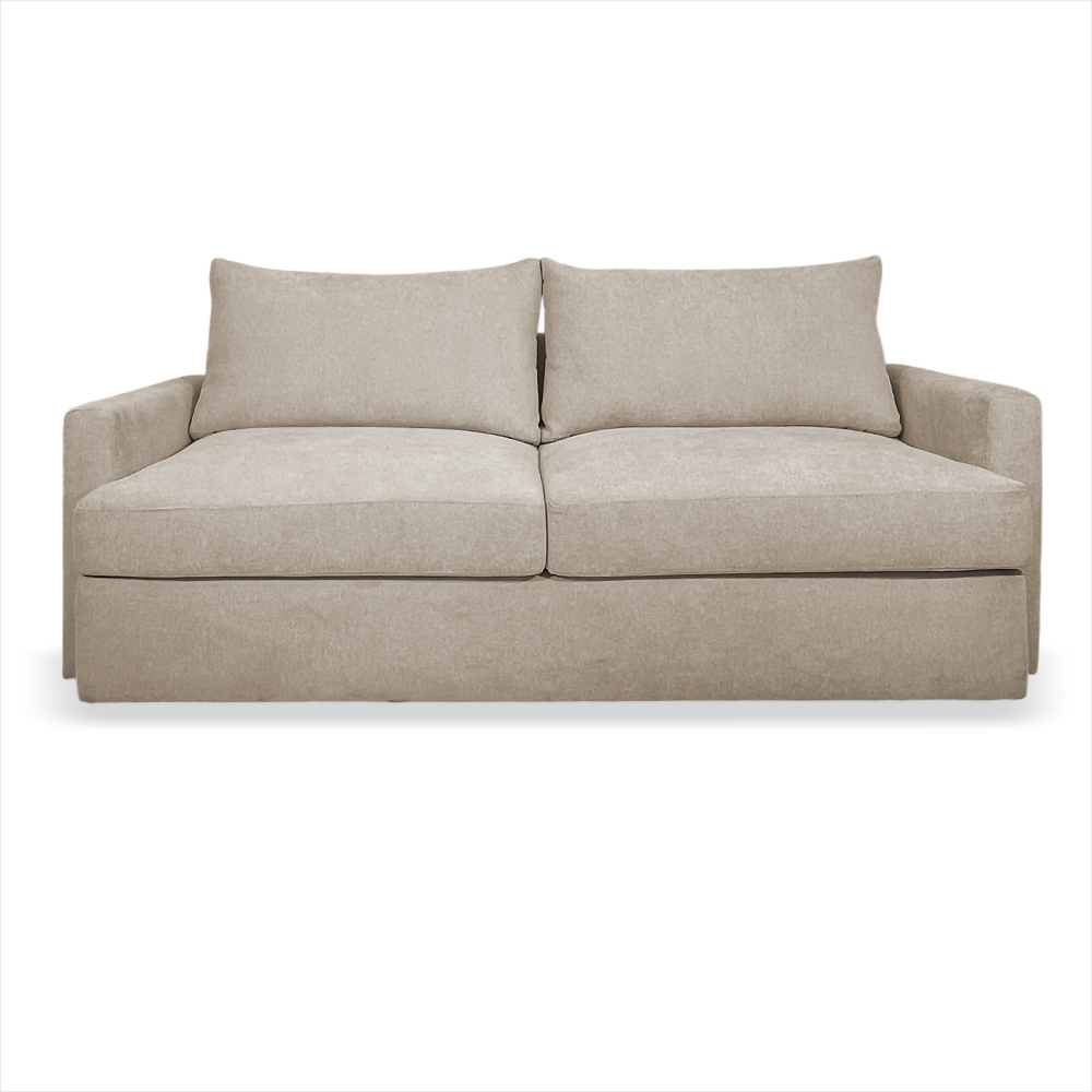 Sofá Crate 3 puestos Taupe