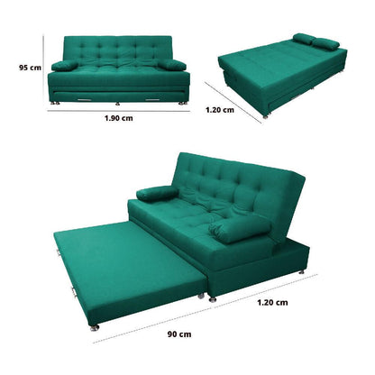 Sofacama Portmann nido tarima Verde