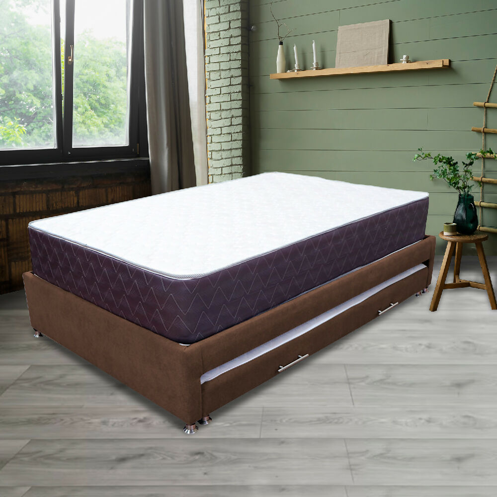 Cama Tarima Nido Kunz 140x190 Doble Marrón