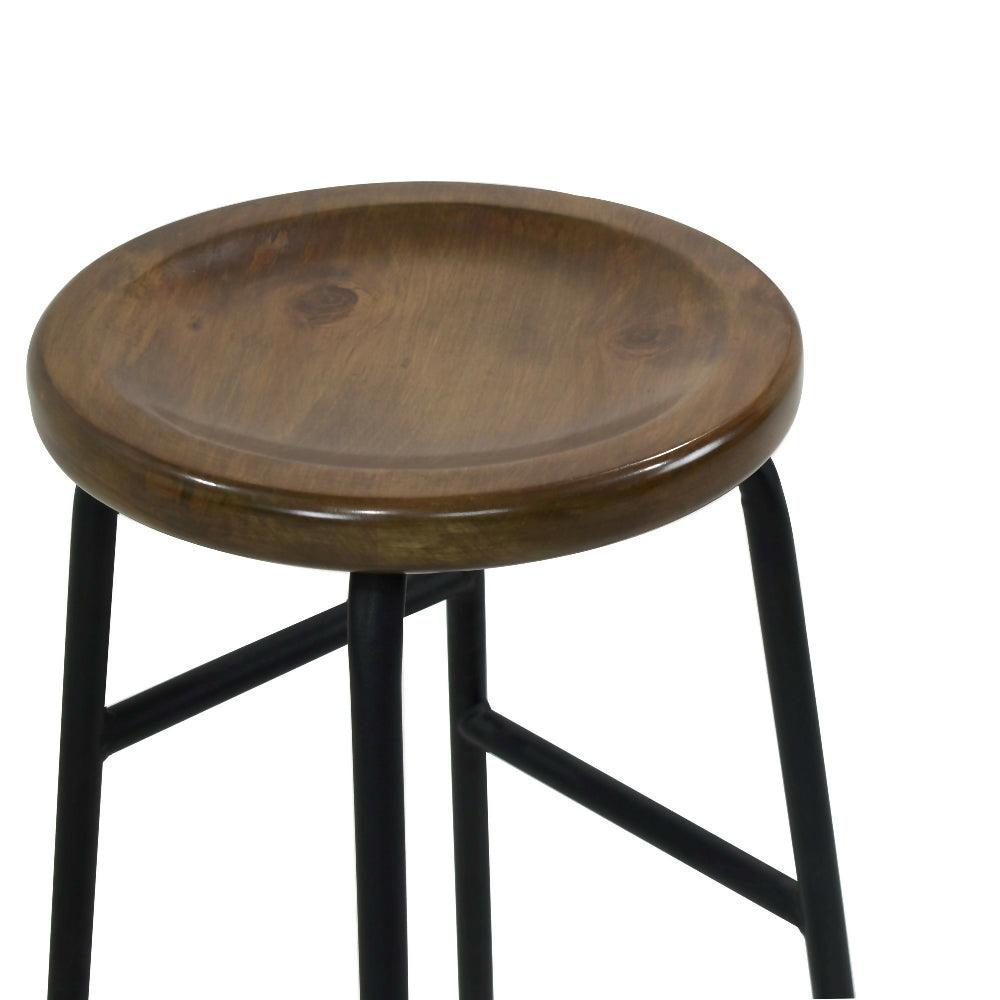 Silla Para Bar Cornet Matiz Caoba