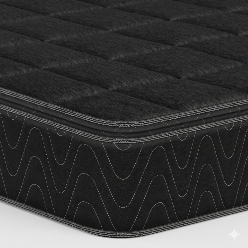 Colchón Pullman Orthopack BTU Mohnblatt Negro Semidoble 120 x 190