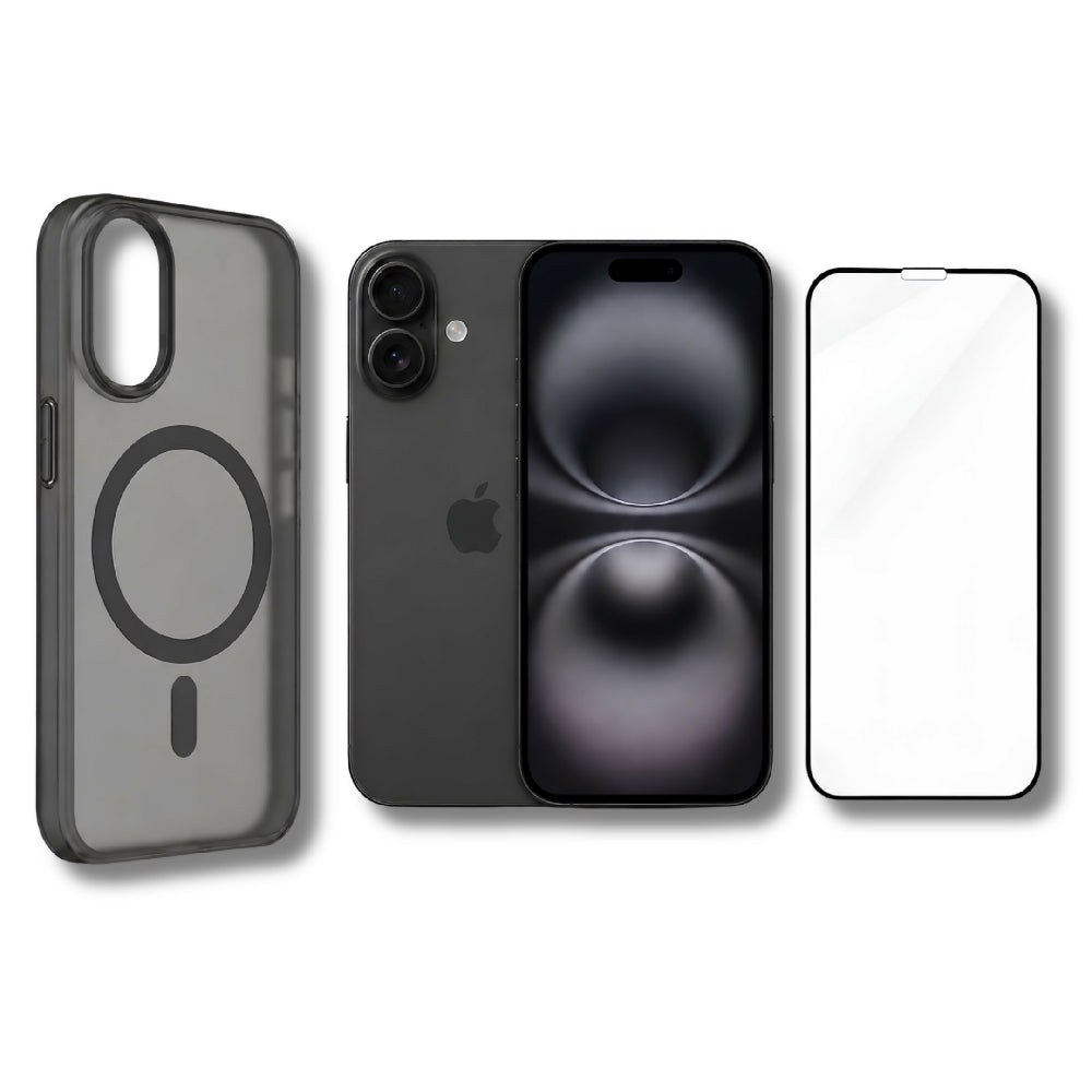 Celular Apple IPhone 16 5G 128gb 8gb RAM + Obsequio Vidrio Templado Y Forro Negro
