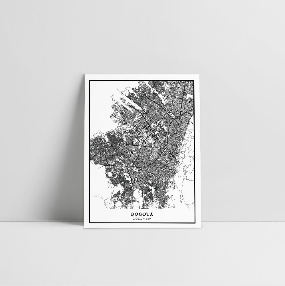 Retablo Bogota Mapa 30×40