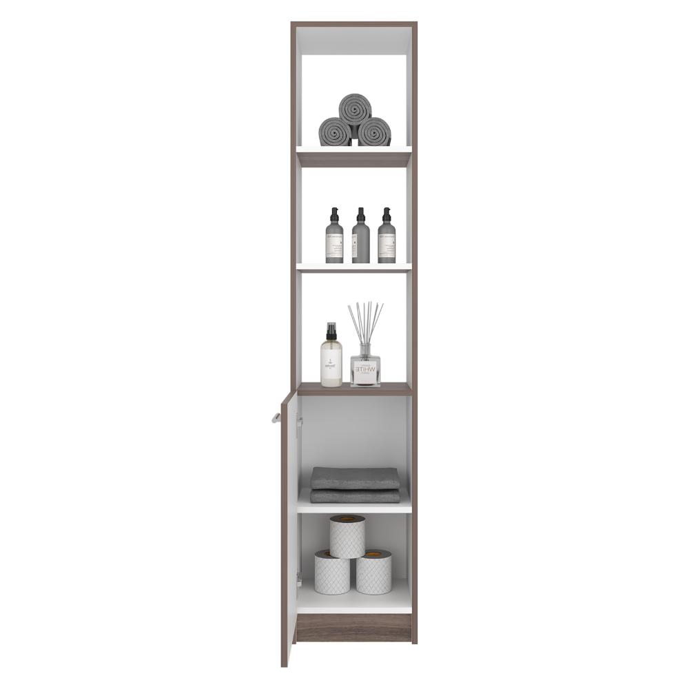 Organizador de Baño Aqua, Avellana y Blanco, con Variedad de Entrepaños ZF