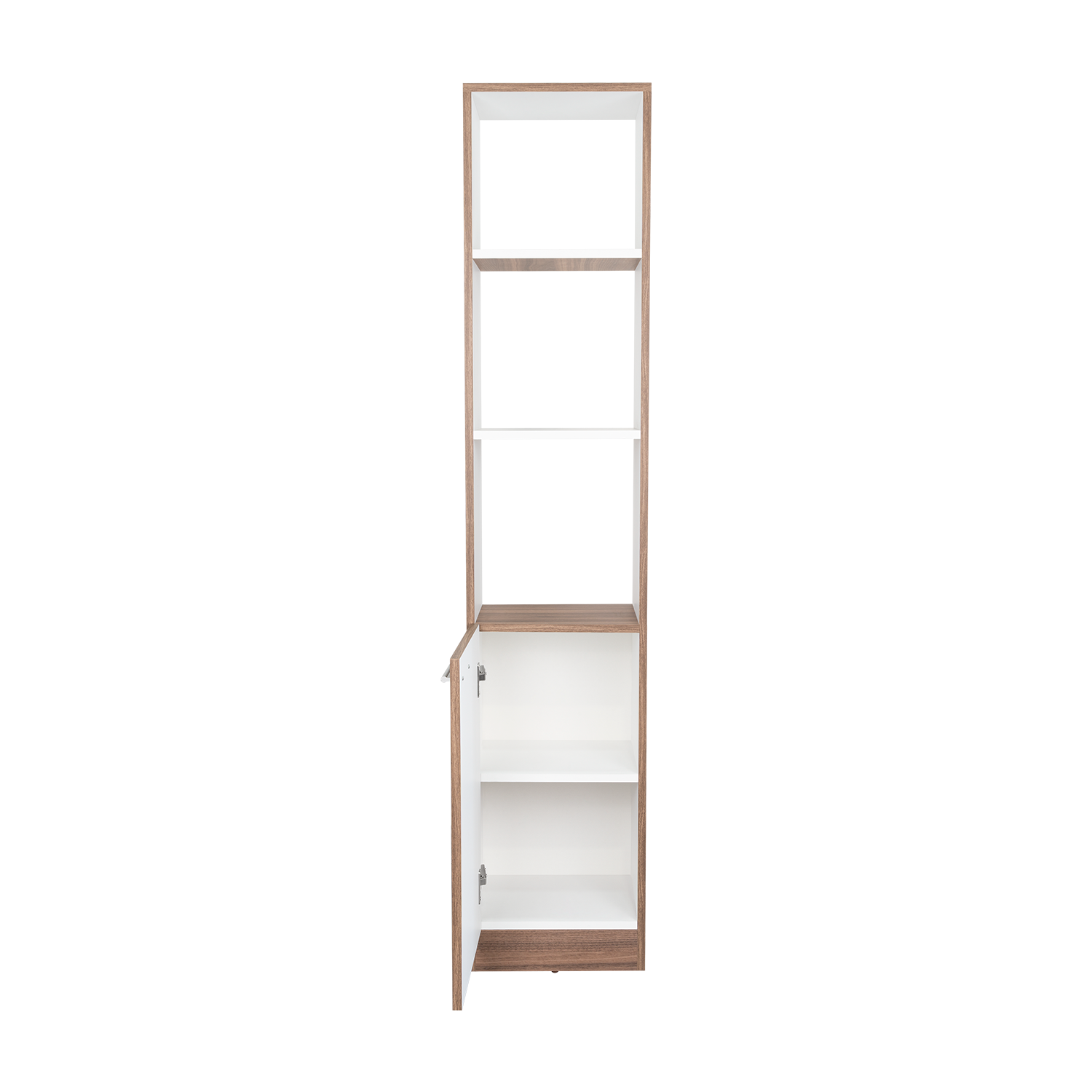 Organizador de Baño Aqua, Avellana y Blanco, con Variedad de Entrepaños ZF