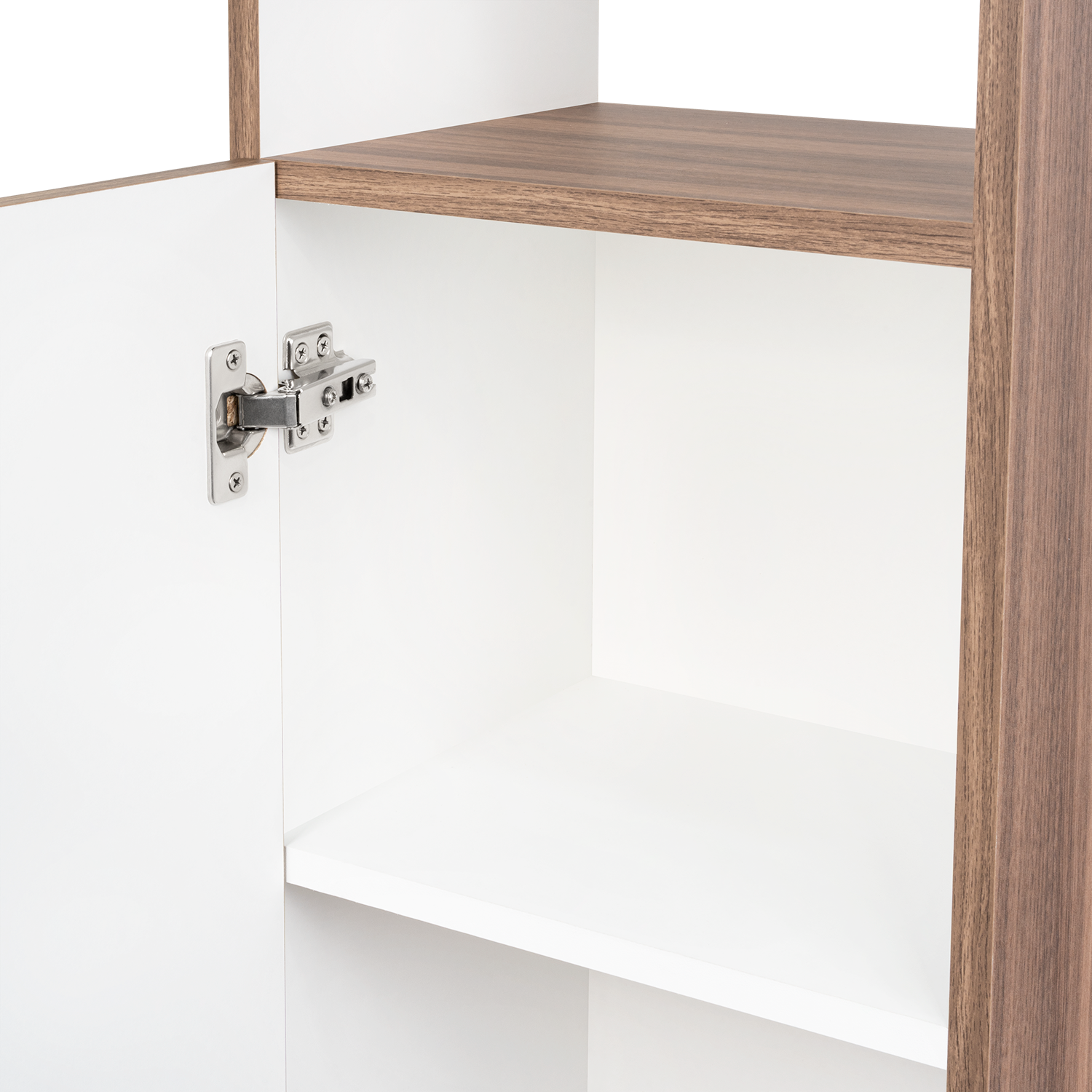 Organizador de Baño Aqua, Avellana y Blanco, con Variedad de Entrepaños ZF
