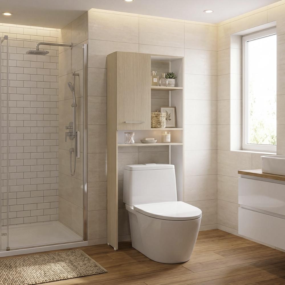 Gabinete de Baño Bristol 26, Cartagena, Ideal para Ahorrar Espacio