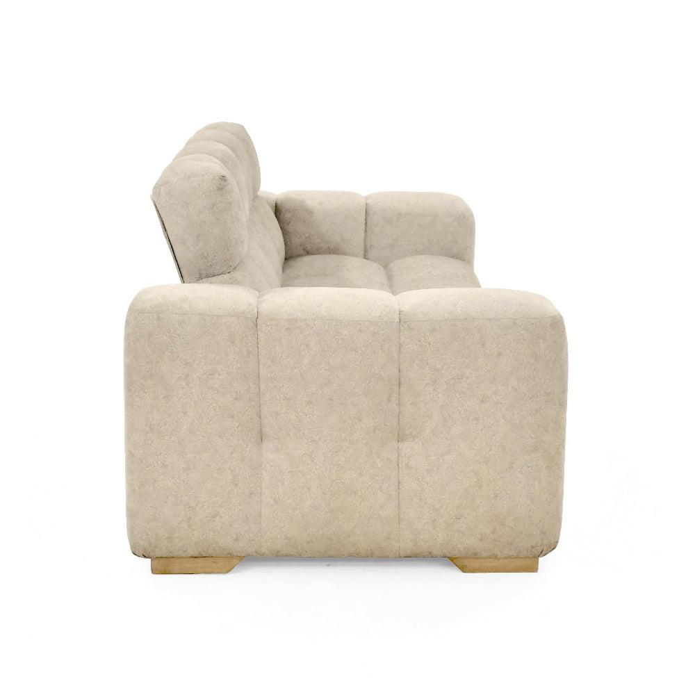 Sofa Miami 2 Puestos 171x88x81 Tela Beige