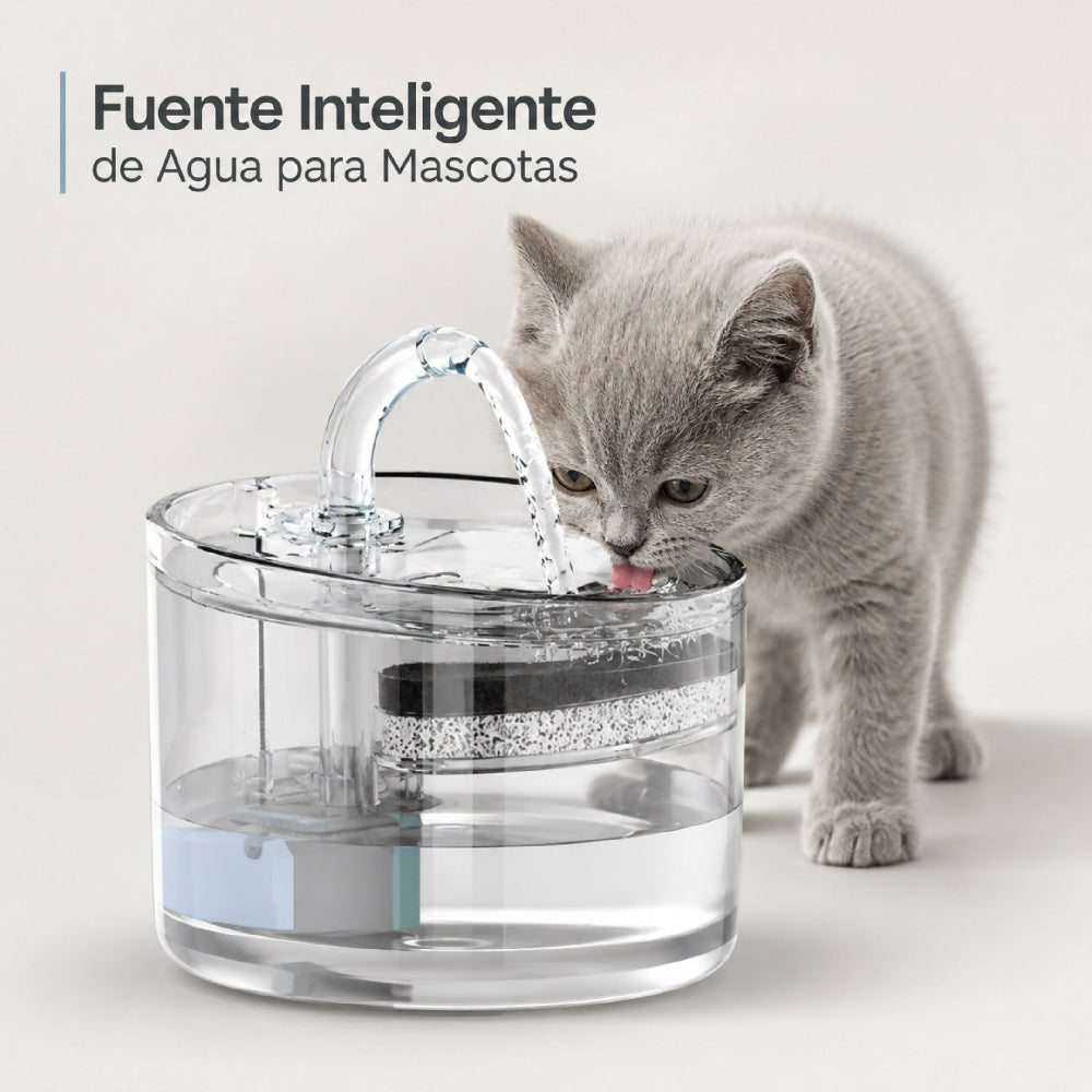 Dispensador De Agua Inteligente Para Gatos Bebedero Moderno Para Mascotas