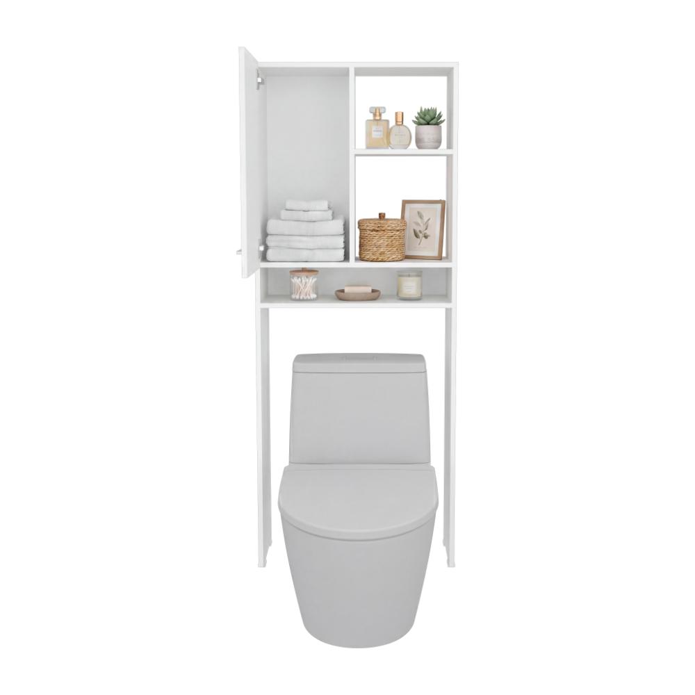 Gabinete de Baño Bristol 26, Blanco Duqueza, Ideal para Ahorrar Espacio