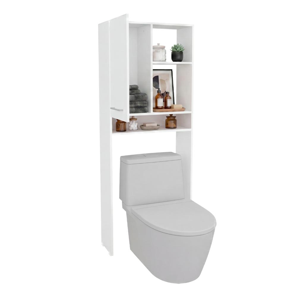 Gabinete de Baño Bristol-26, Kronos Blanco, Amplios Espacios para Colocar Objetos Decorativos ZF