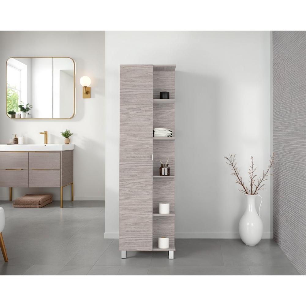 Mueble Esquinero Aqua, Positano y Blanco, con Variedad de Entrepaños ZF