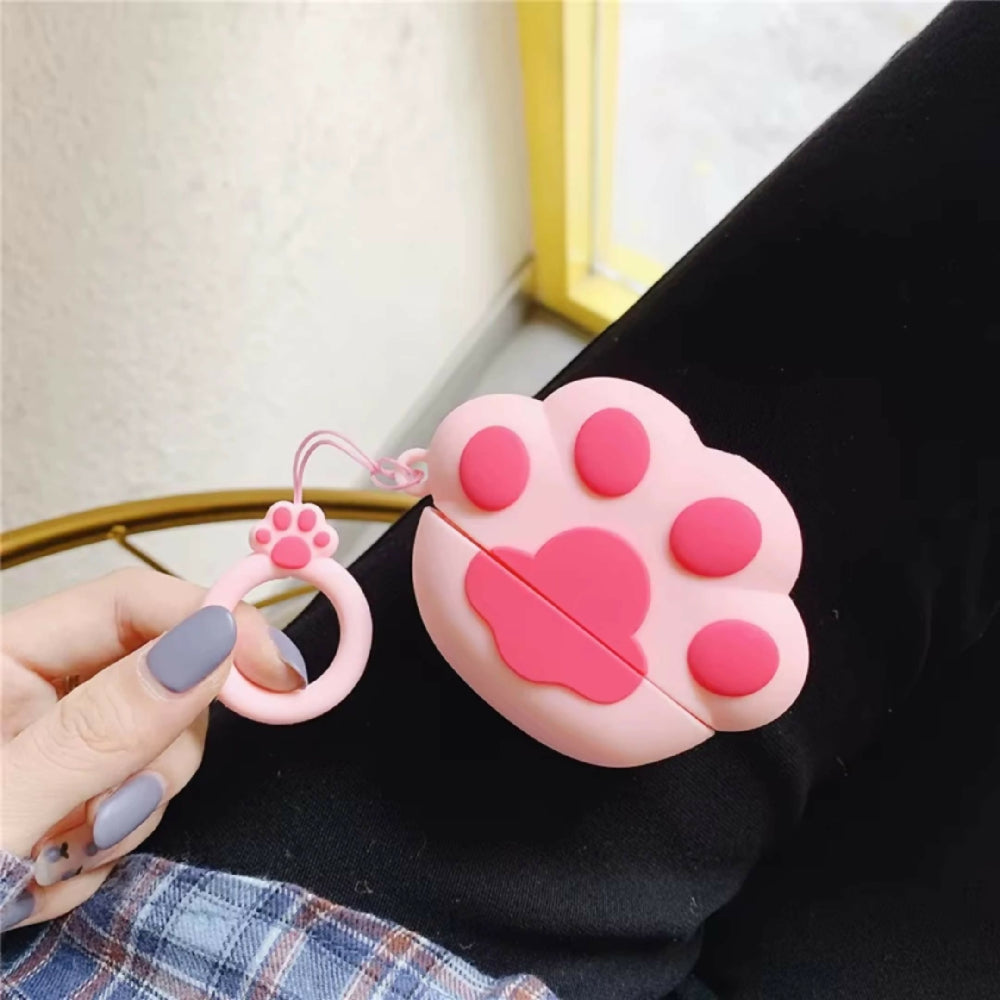 Forro Para Audifonos Series 4 Antigolpes con Diseño Manita De Gato