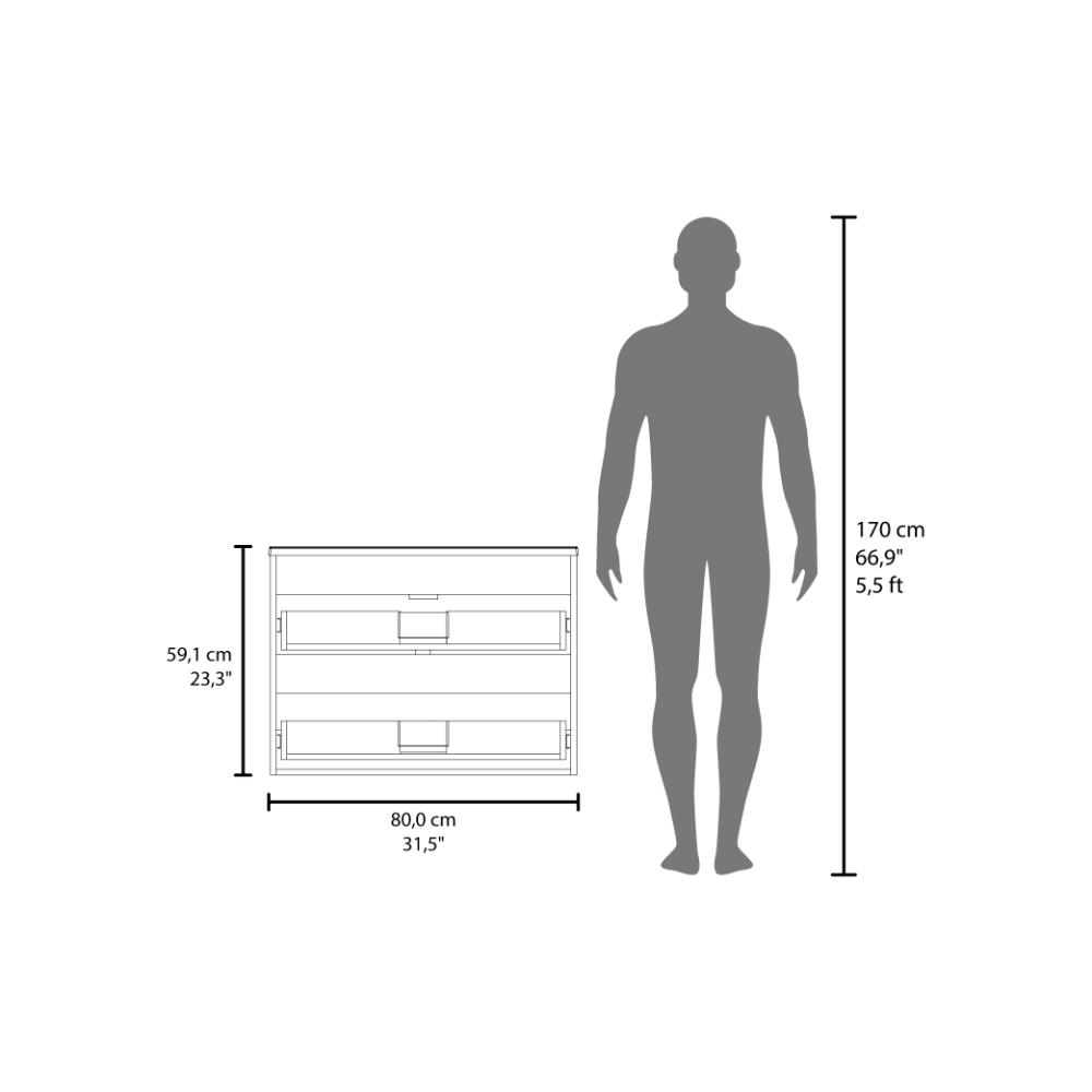 Mueble Para Lavamanos Opalo, Wengue, Incluye Lavamanos Praia 80 ZF