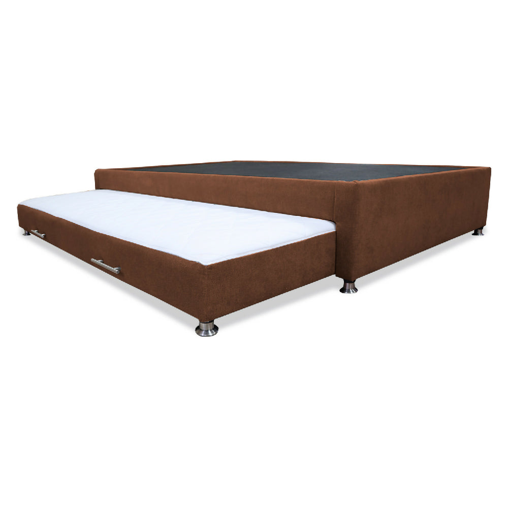 Cama Tarima Nido Kunz 100x190 Sencilla Marrón