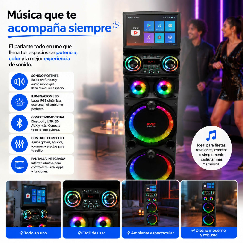 Parlante Cabina De Sonido Portátil Para Fiesta PK SOUND S1419