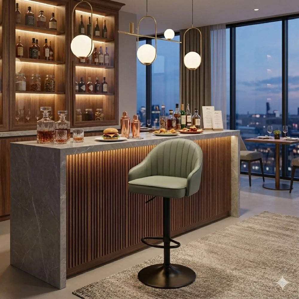 Silla Bar Milán Verde