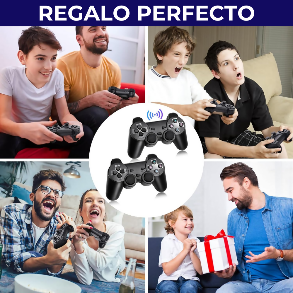 Consola Retro Inalámbrica 4k Más De 20.000 Videojuegos Clásicos