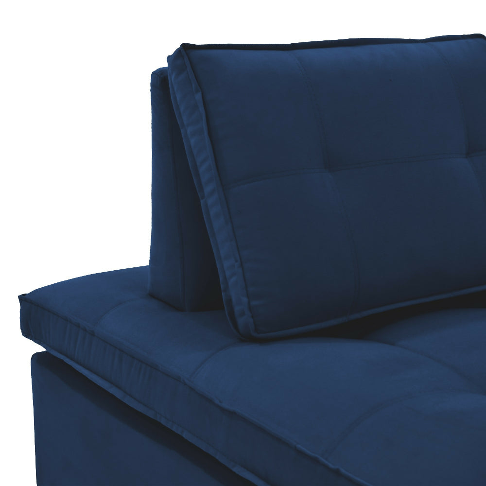 Set X2 Poltronas Ventury 83x100x86 Ajustable Tela Azul