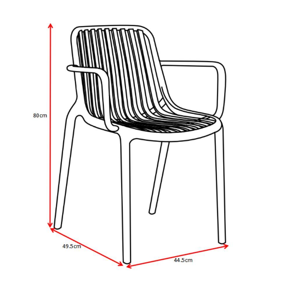 Silla Parma, Taupe, Con espaldar en rayas y diseño minimalista