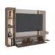 Panel de TV Gamma, Capri y Avellana con Espacio para Televisor de hasta 65"