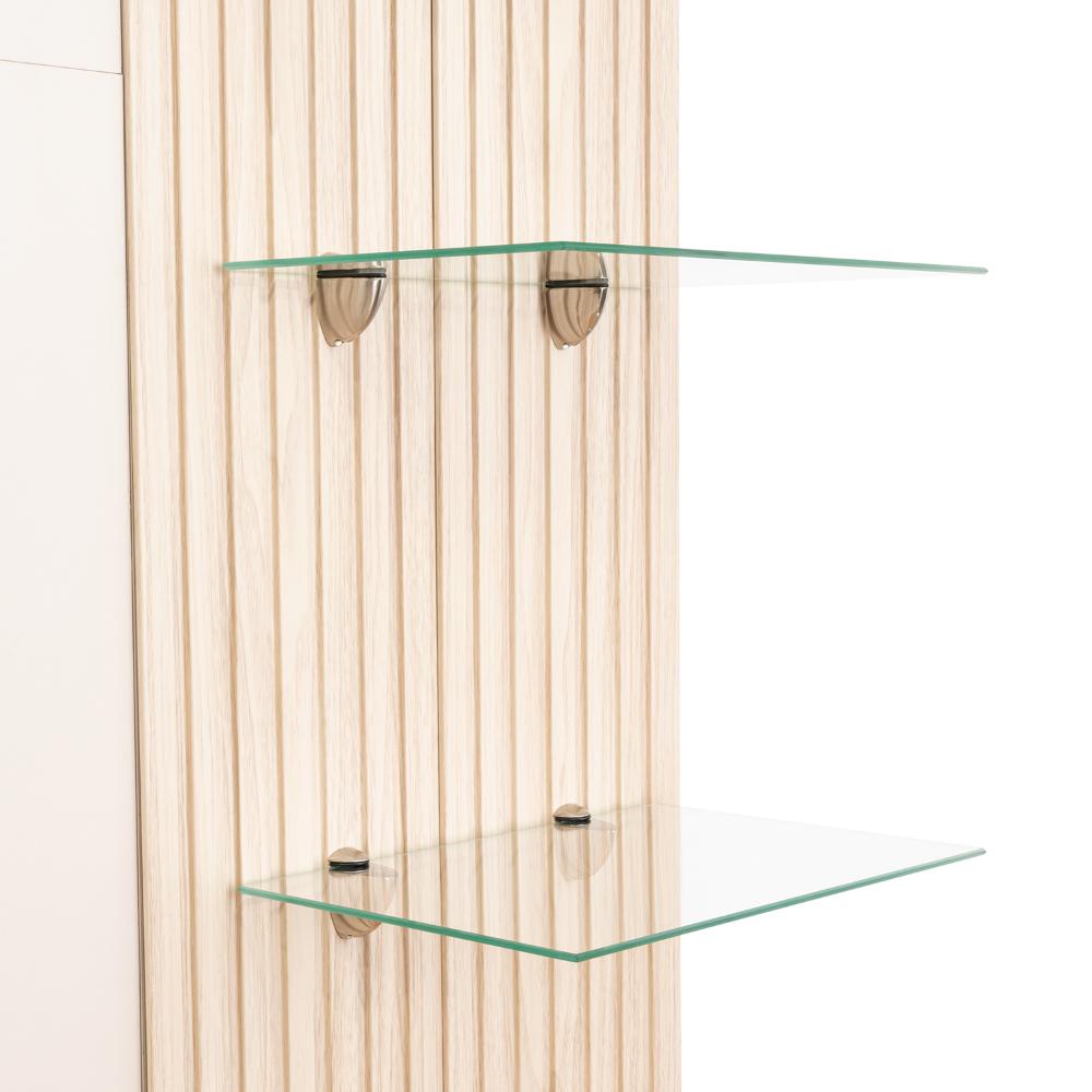 Panel de Tv Isolde, Capri y Fresno Europeo, con Espacio Para Televisor de Hasta 70 Pulgadas