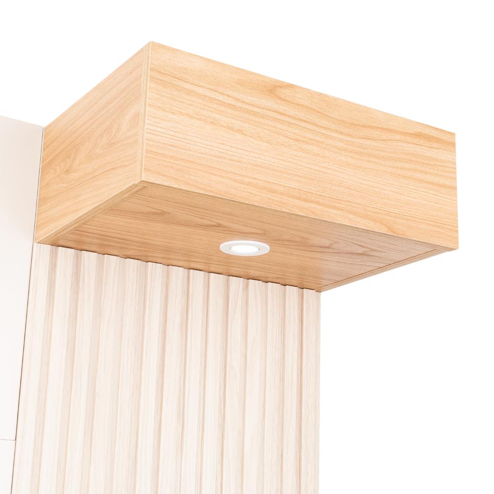 Panel de Tv Isolde, Capri y Fresno Europeo, con Espacio Para Televisor de Hasta 70 Pulgadas