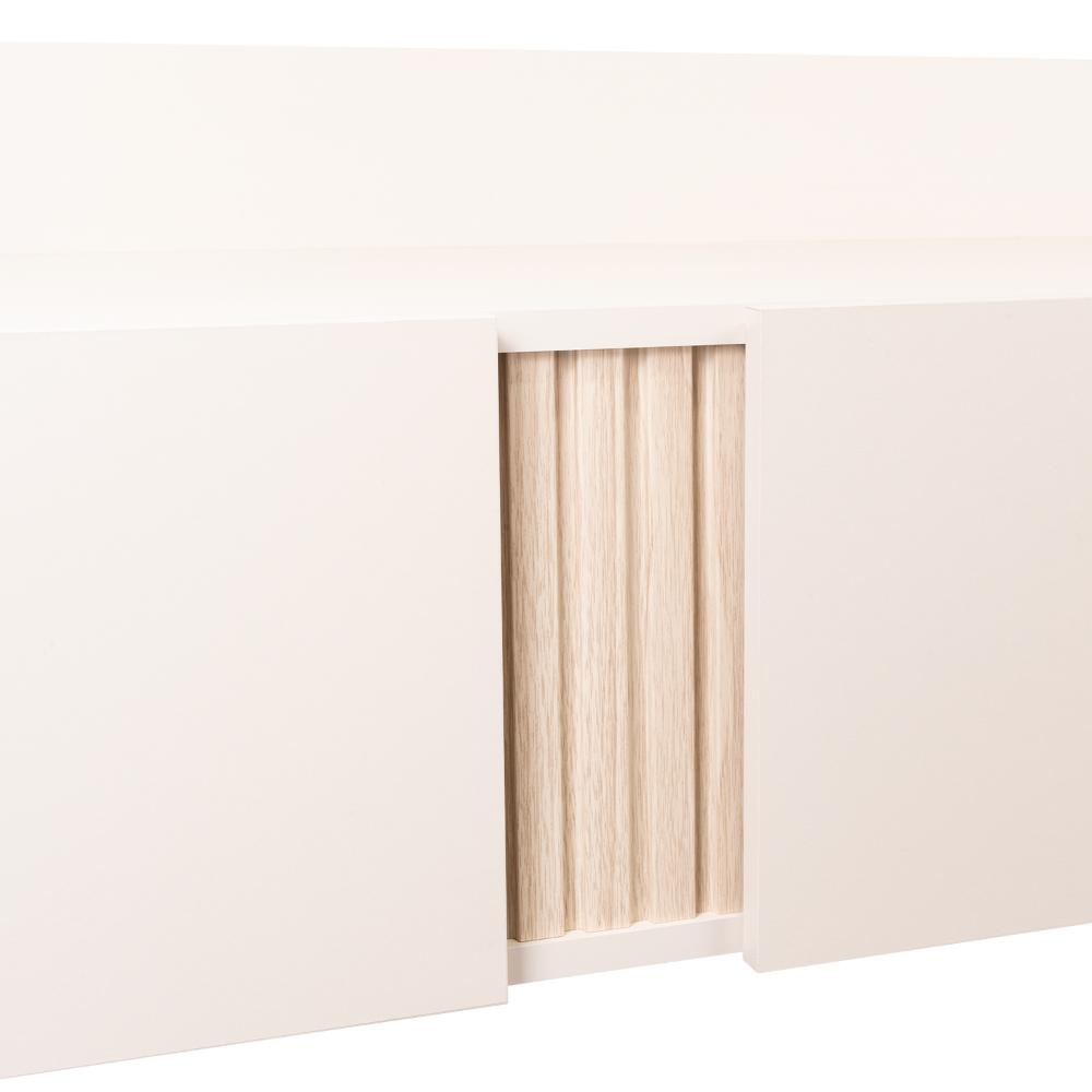 Panel de Tv Isolde, Capri y Fresno Europeo, con Espacio Para Televisor de Hasta 70 Pulgadas