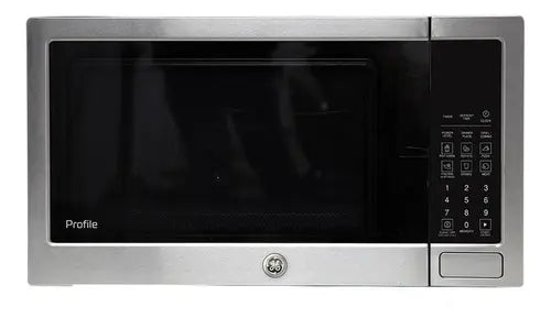 Horno Microondas De 31.1 litros GE Profile Acero Inoxidable Con Vidrio, Negro