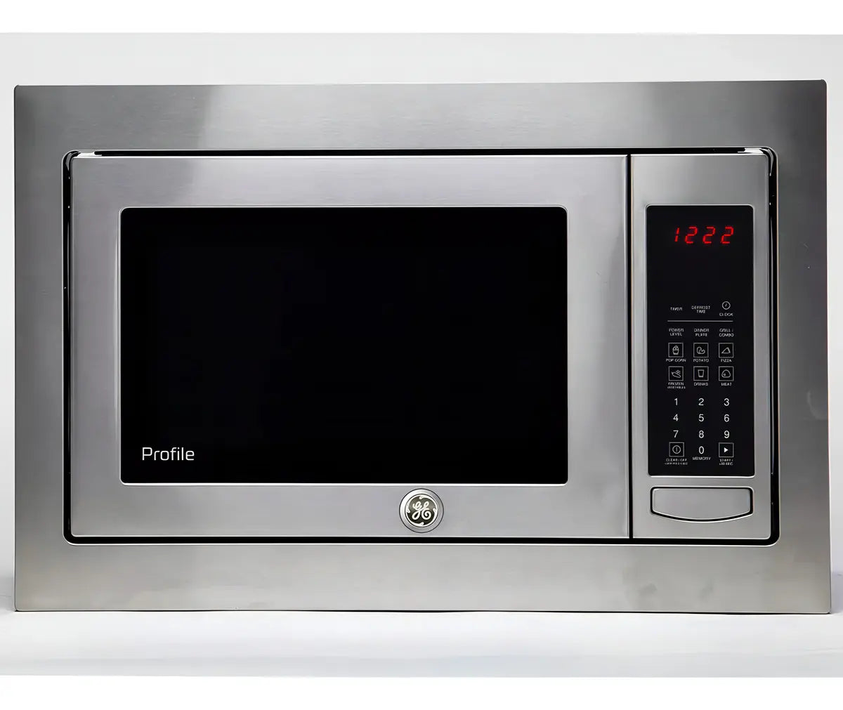 Horno Microondas De 31.1 litros GE Profile Acero Inoxidable Con Vidrio, Negro