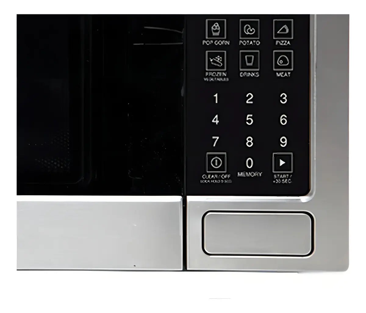 Horno Microondas De 31.1 litros GE Profile Acero Inoxidable Con Vidrio, Negro