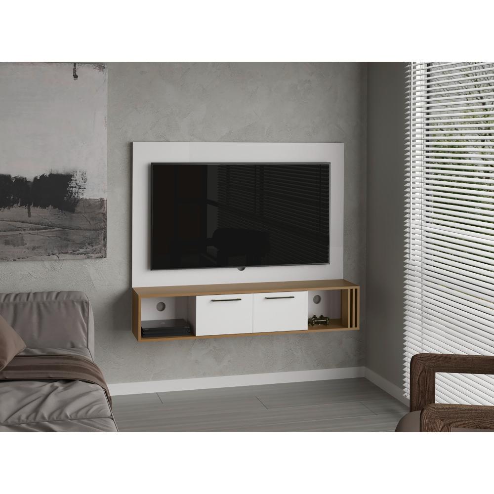 Panel de TV Vanez, Blanco y Fresno Europeo, para TV hasta 60'' ZF