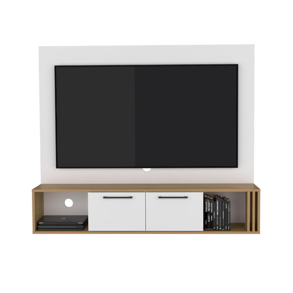 Panel de TV Vanez, Blanco y Fresno Europeo, para TV hasta 60'' ZF