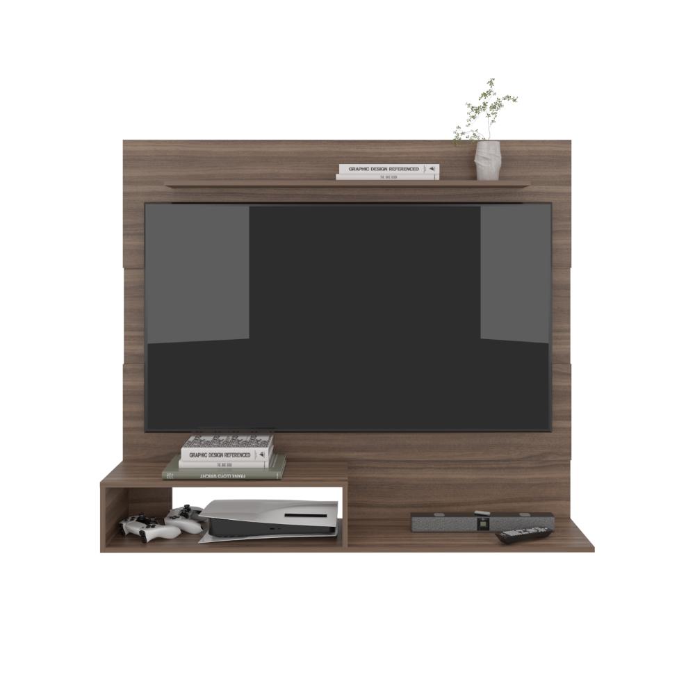 Mueble Multiusos Beijing, Avellana, para Televisor de 55 Pulgadas