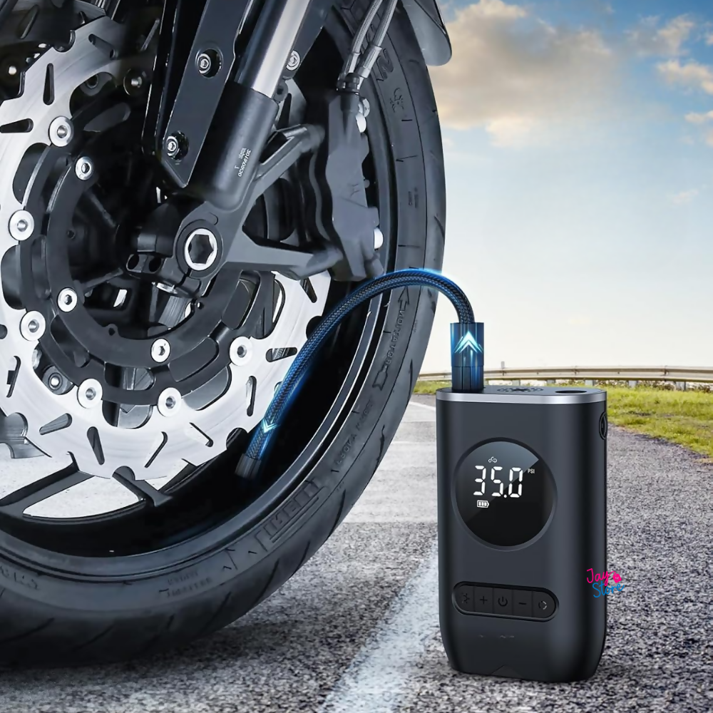 Compresor De Aire Portable Inflador De Llantas Carros Motos