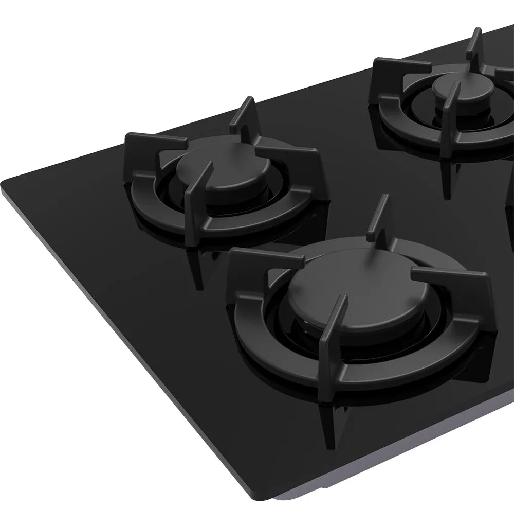 Estufa de Empotrar Mabe 60cms 4 Puestos Gas Natural, Negro