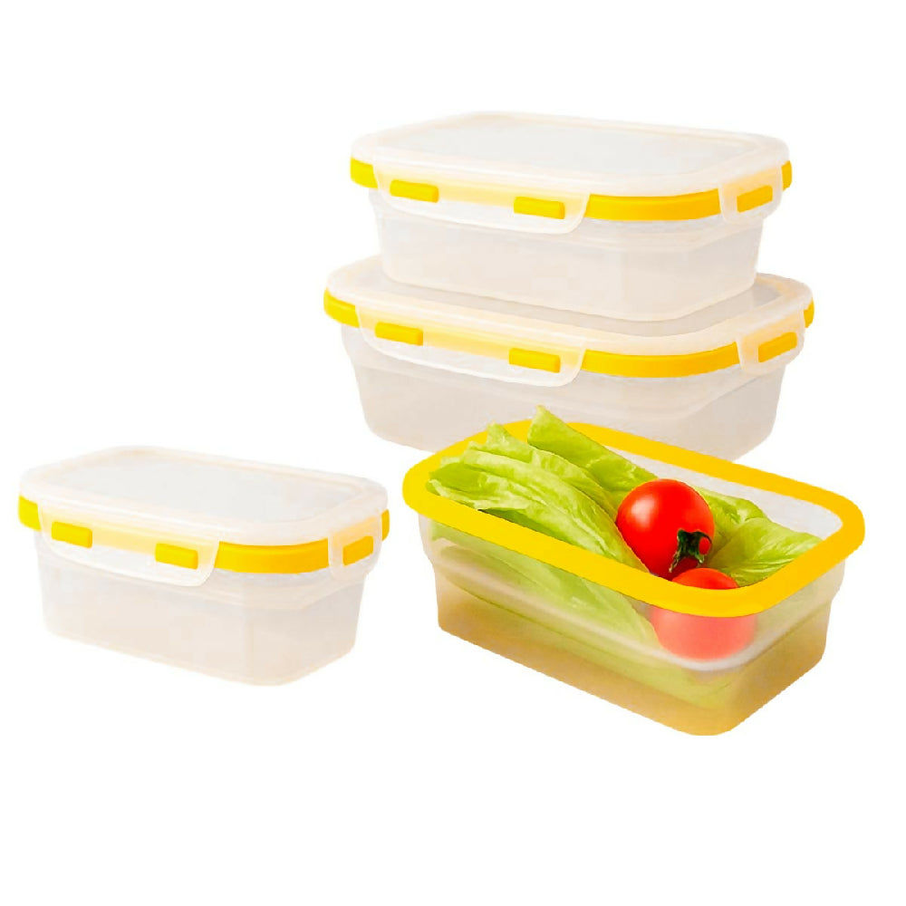 Set x4 Porta Comidas Plegables en Silicona Antiderrames  Prácticos y Reutilizables ST3PR 9