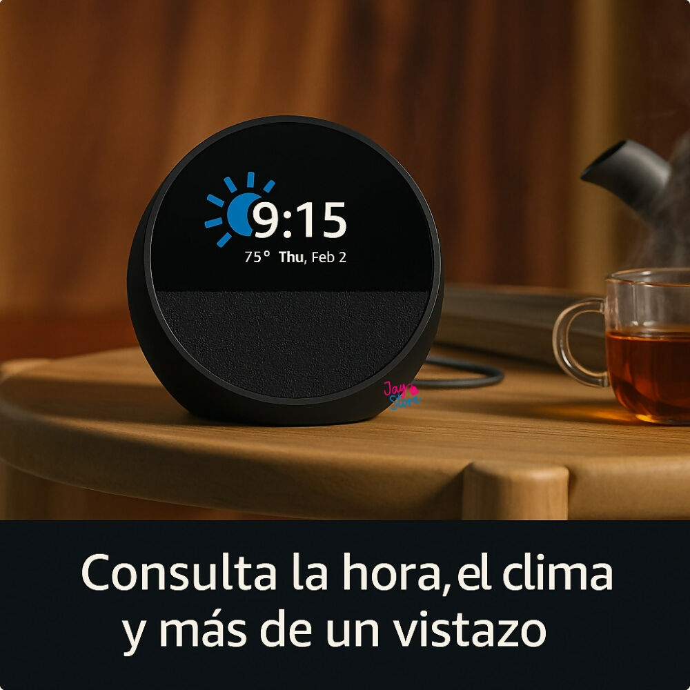 Echo Spot Amazon Asistente Virtual Alexa Parlante Inteligente