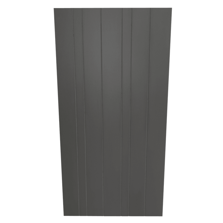 Panel Decorativo Ranurado, Plata Oscuro, para decorar tus espacios X2 - VIRTUAL MUEBLES