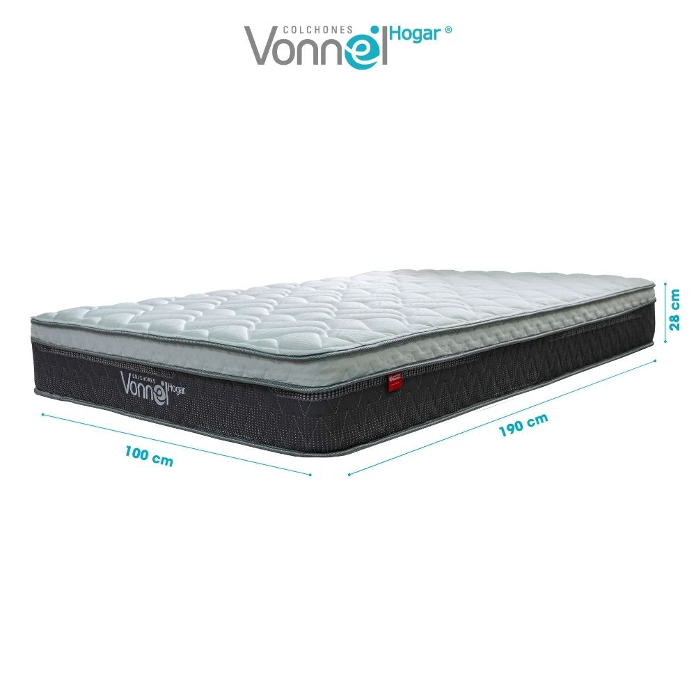 Colchón Vonnel Sencillo 100 X 190 Cm  Full confort
