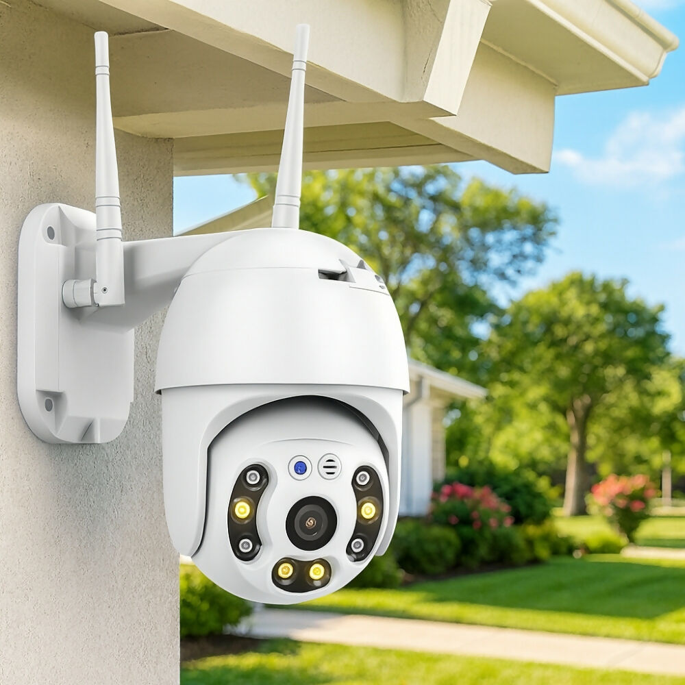 Cámara De Seguridad Wifi Exteriores Giro 360 Visión Nocturna