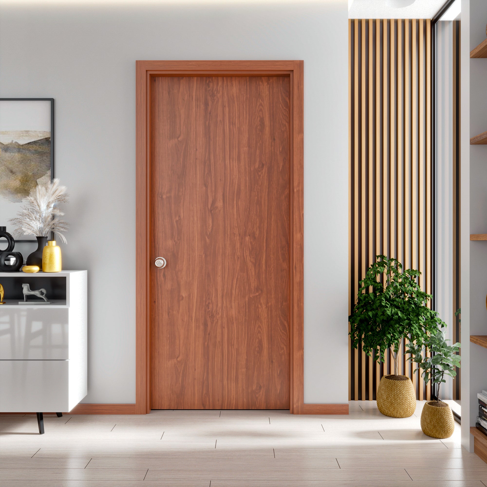 Puerta Cedro Clasico  85x200 cm