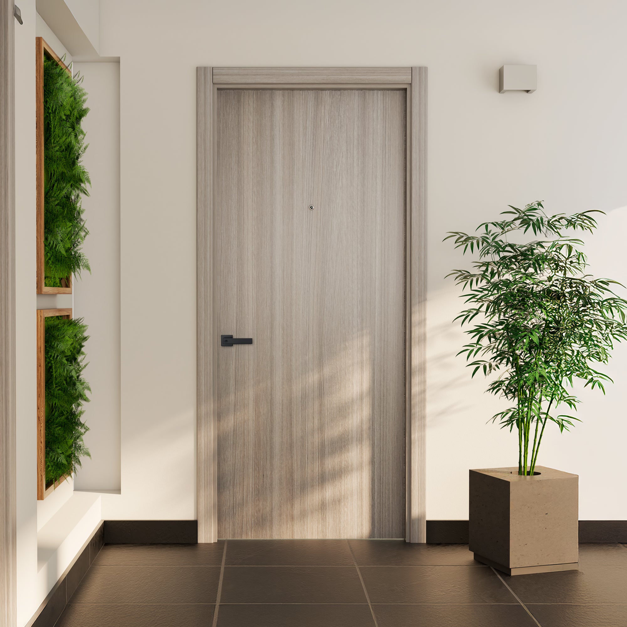 Puerta  Multi Ancho Humo 80x225 cm