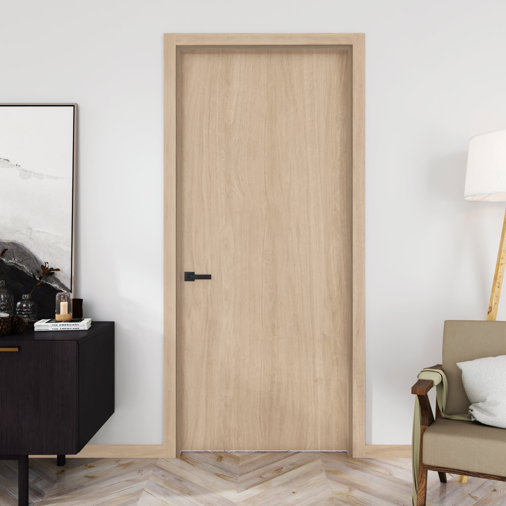 Puerta Multi Ancho Nacar 90x225 cm