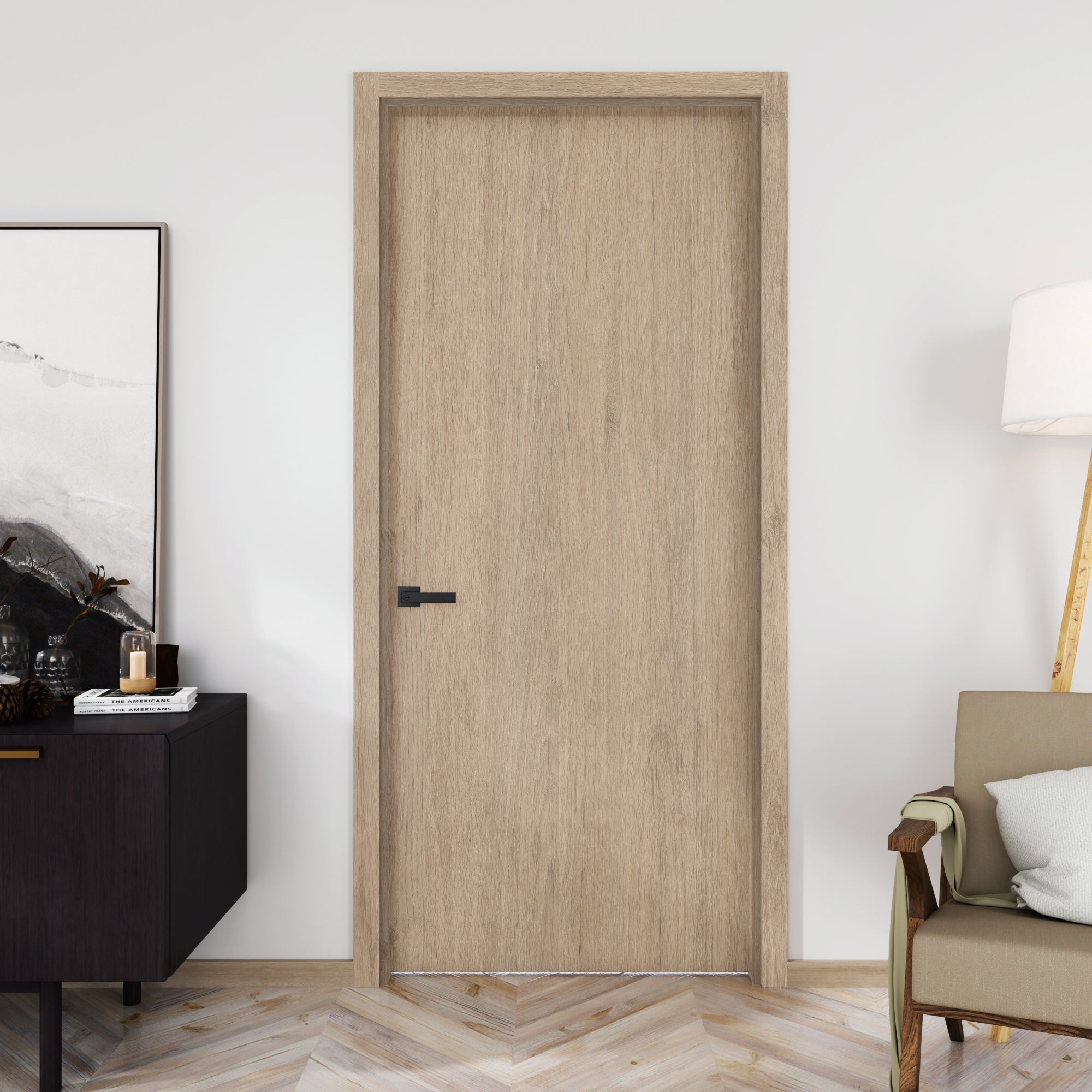 Puerta Multi Ancho Rovere 90x225 cm