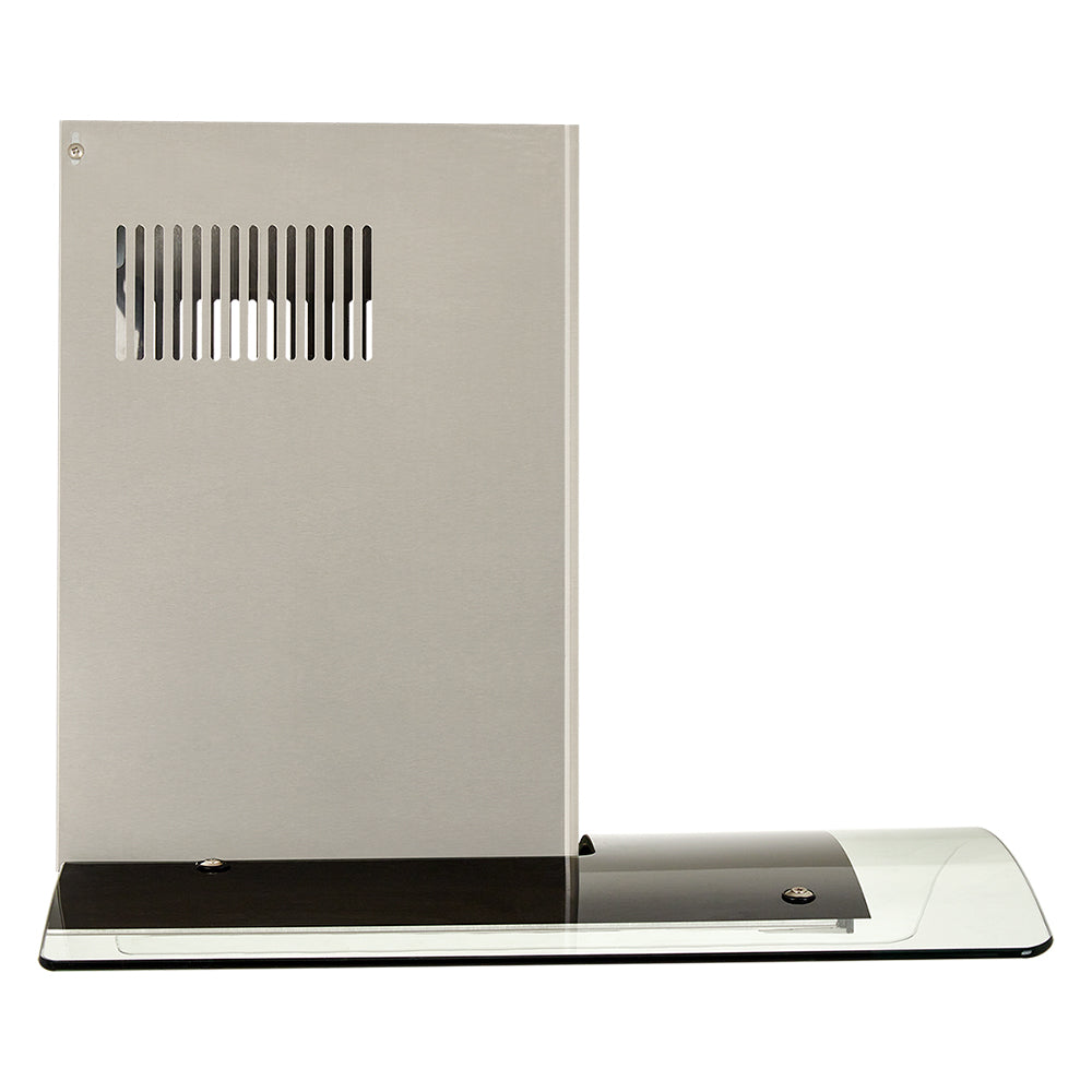 Campana Peninsula Vidrio Inox 60 Cm 3 Velocidades, Negro