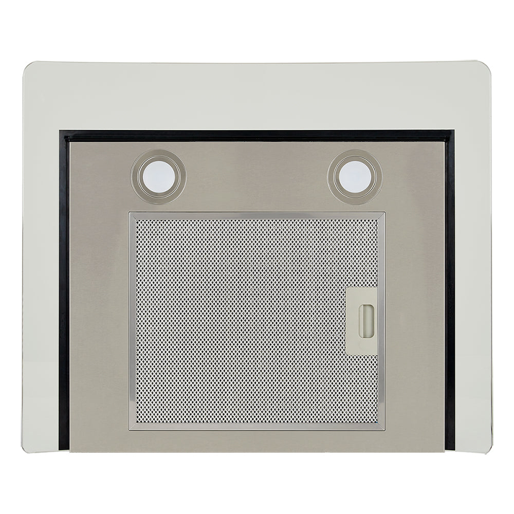 Campana Peninsula Vidrio Inox 60 Cm 3 Velocidades, Negro